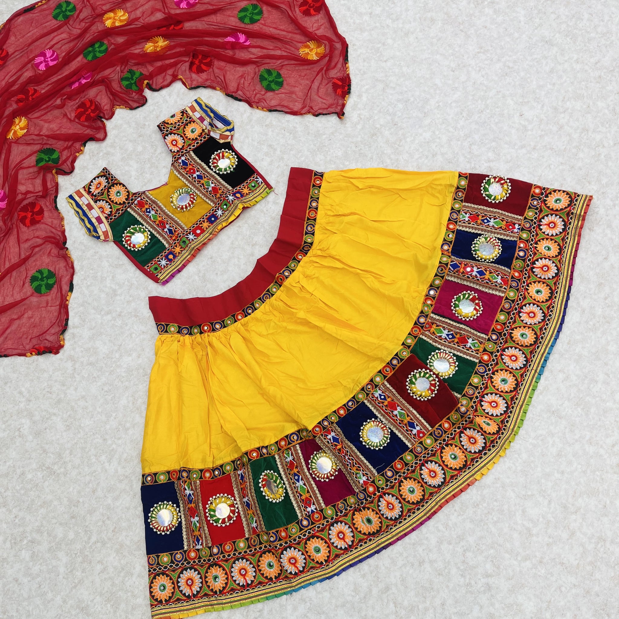 Kid's Garba Lehenga Choli