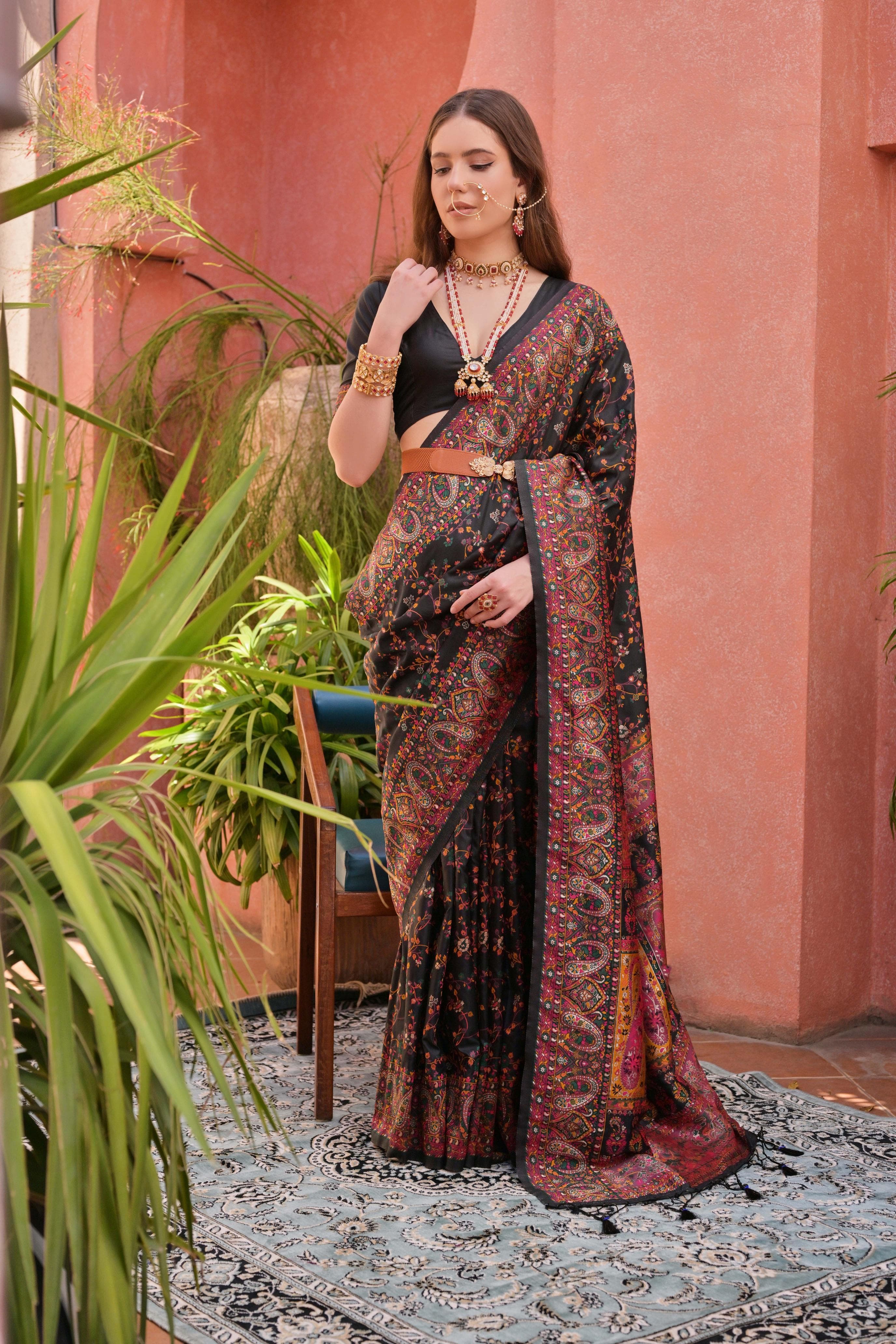 Pashmina Silk Saree