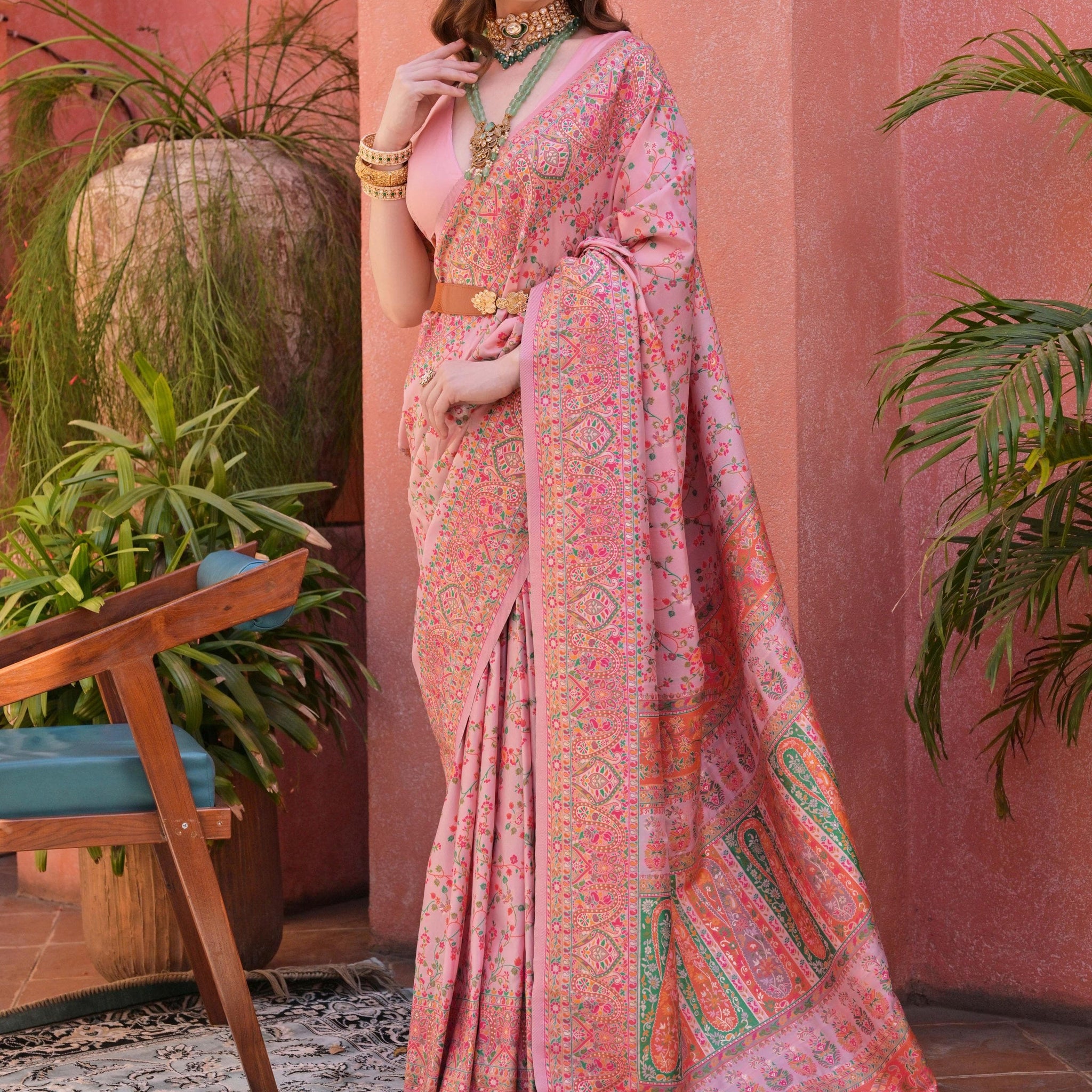 Pashmina Silk Saree