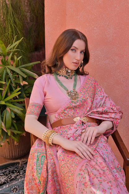 Pashmina Silk Saree