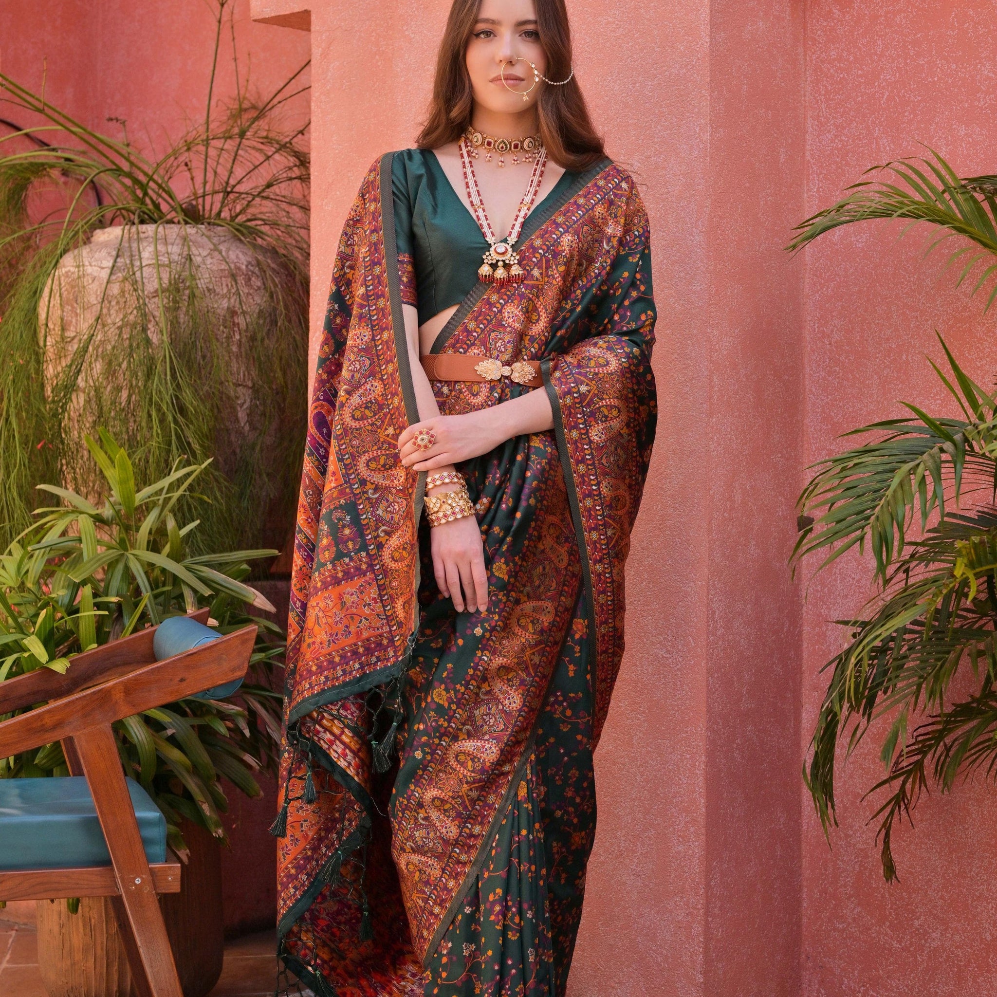 Pashmina Silk Saree