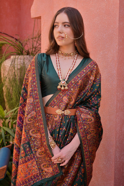 Pashmina Silk Saree