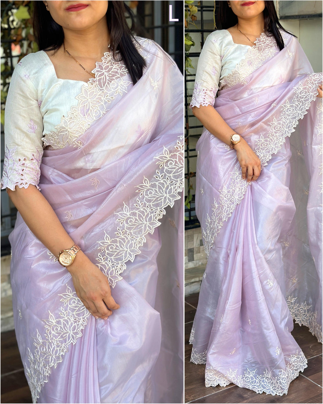 Organza saree