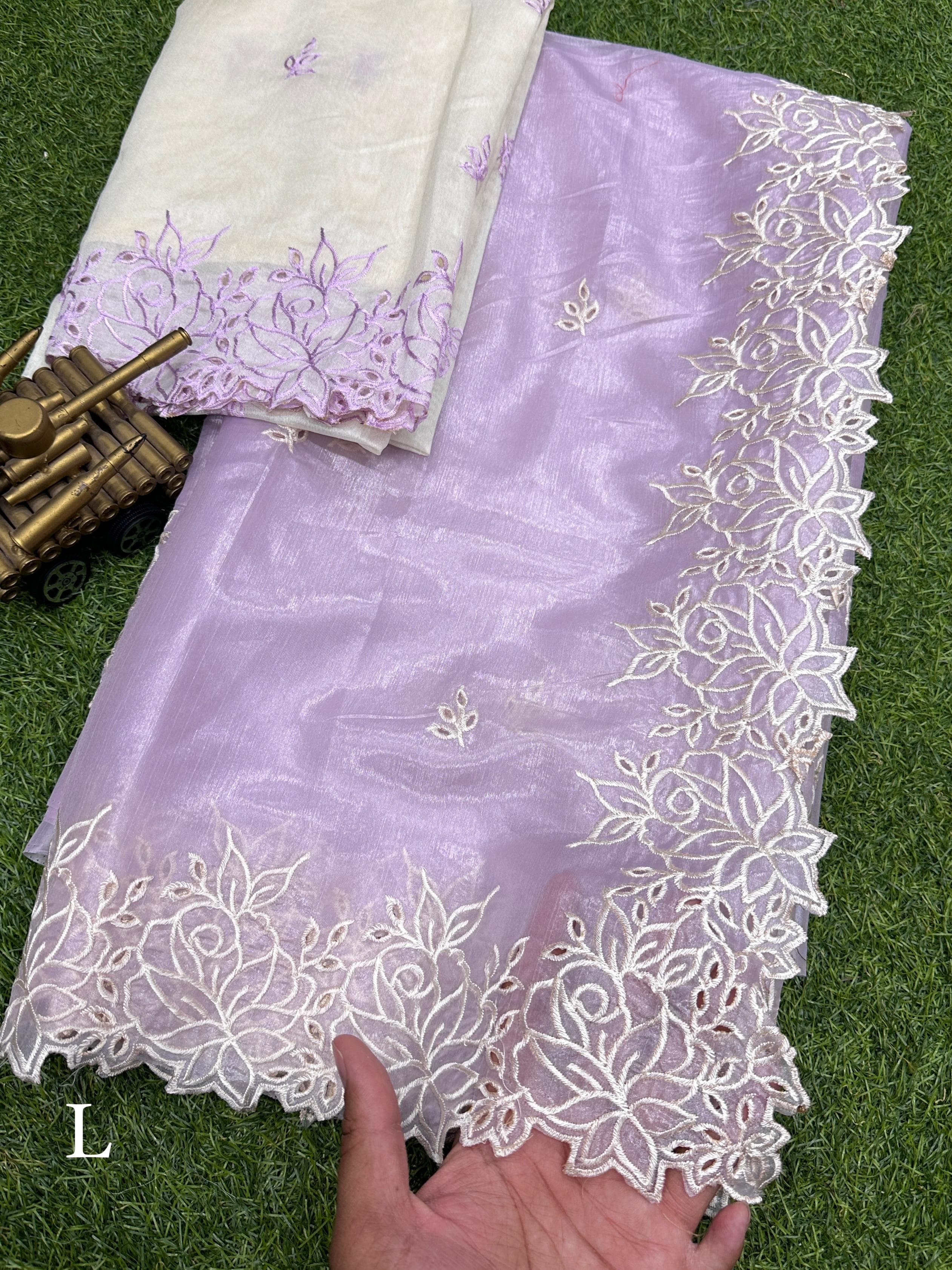 Organza saree