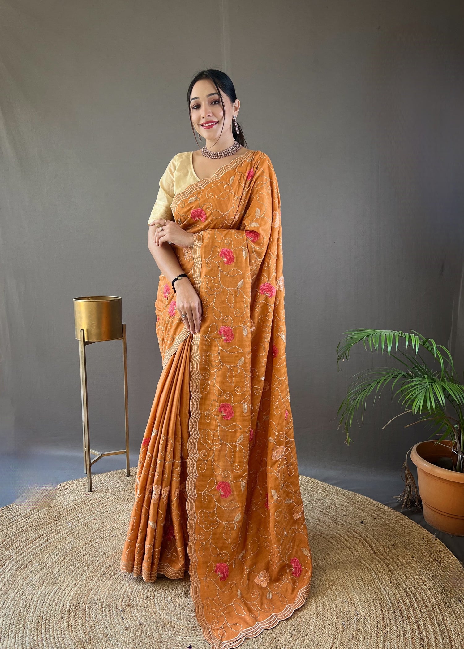 Tussar Silk Saree