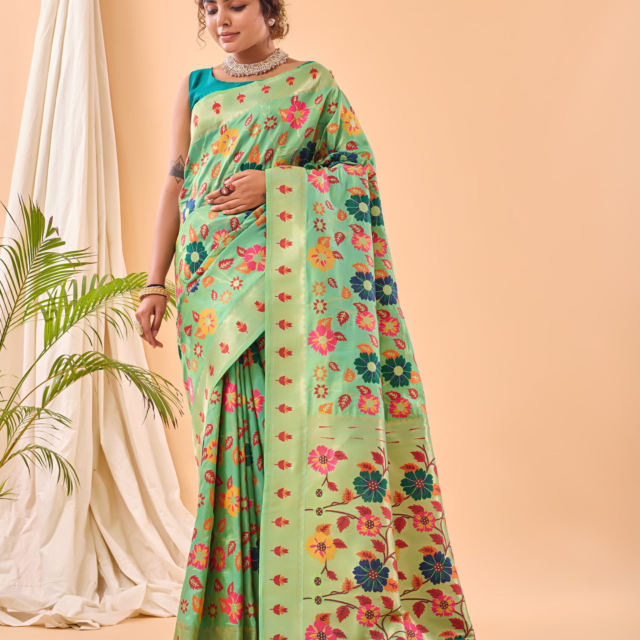 Paithani Weaving Silk Saree