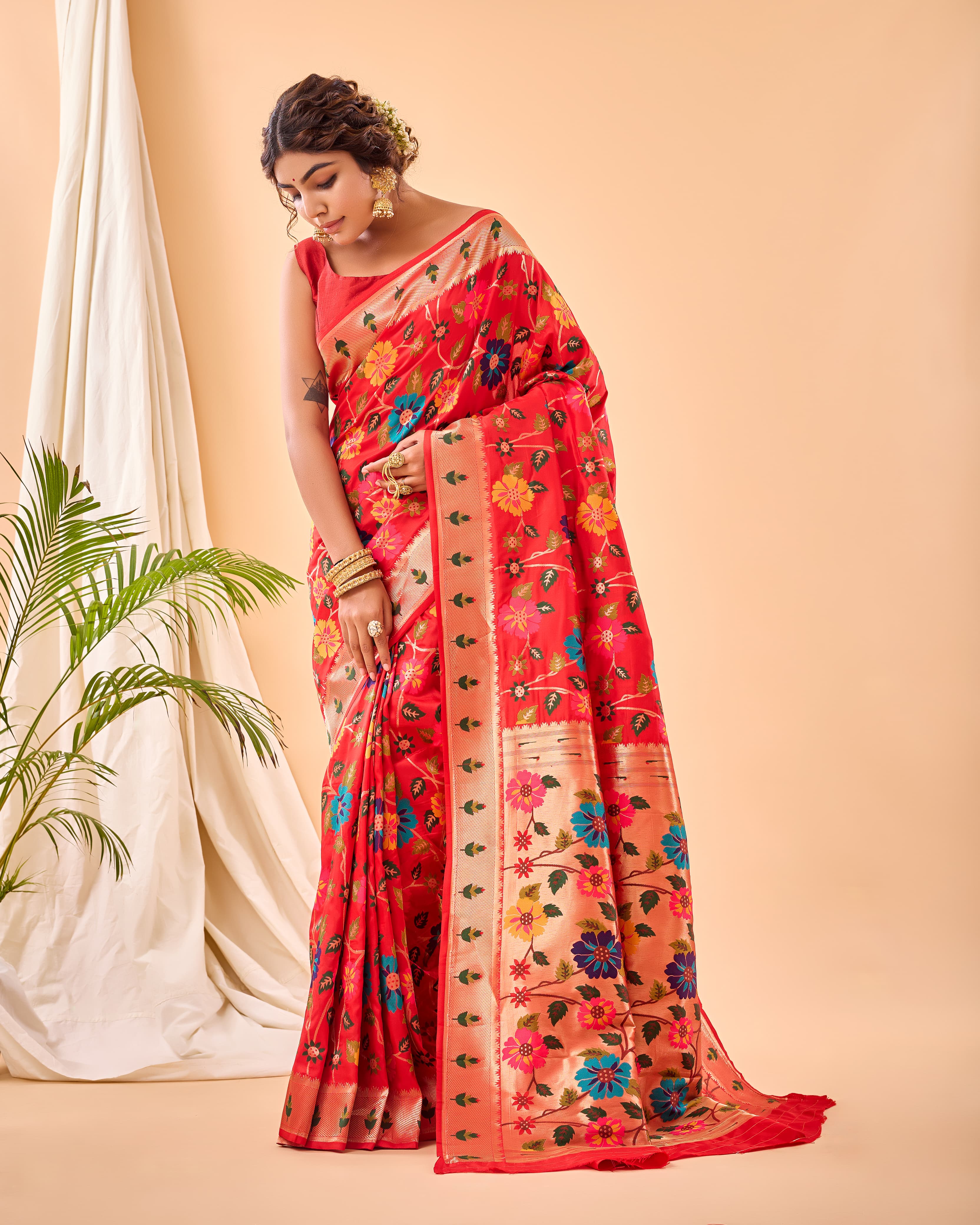 Paithani Weaving Silk Saree