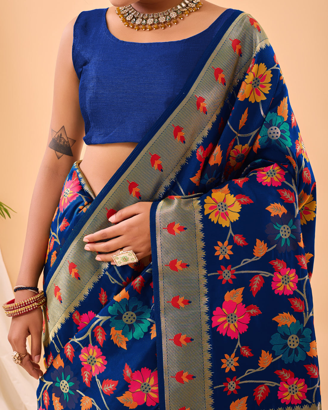 Paithani Weaving Silk Saree