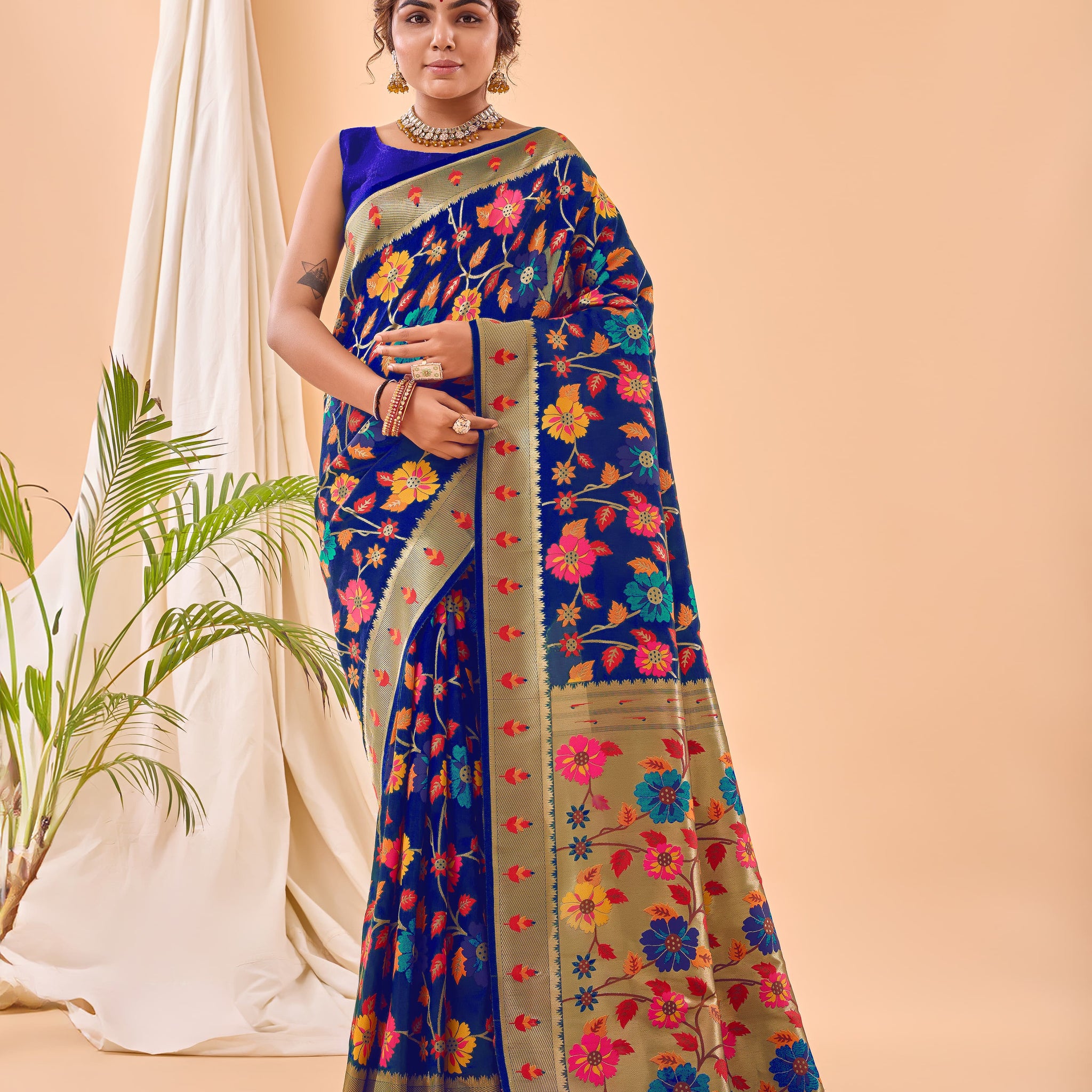 Paithani Weaving Silk Saree