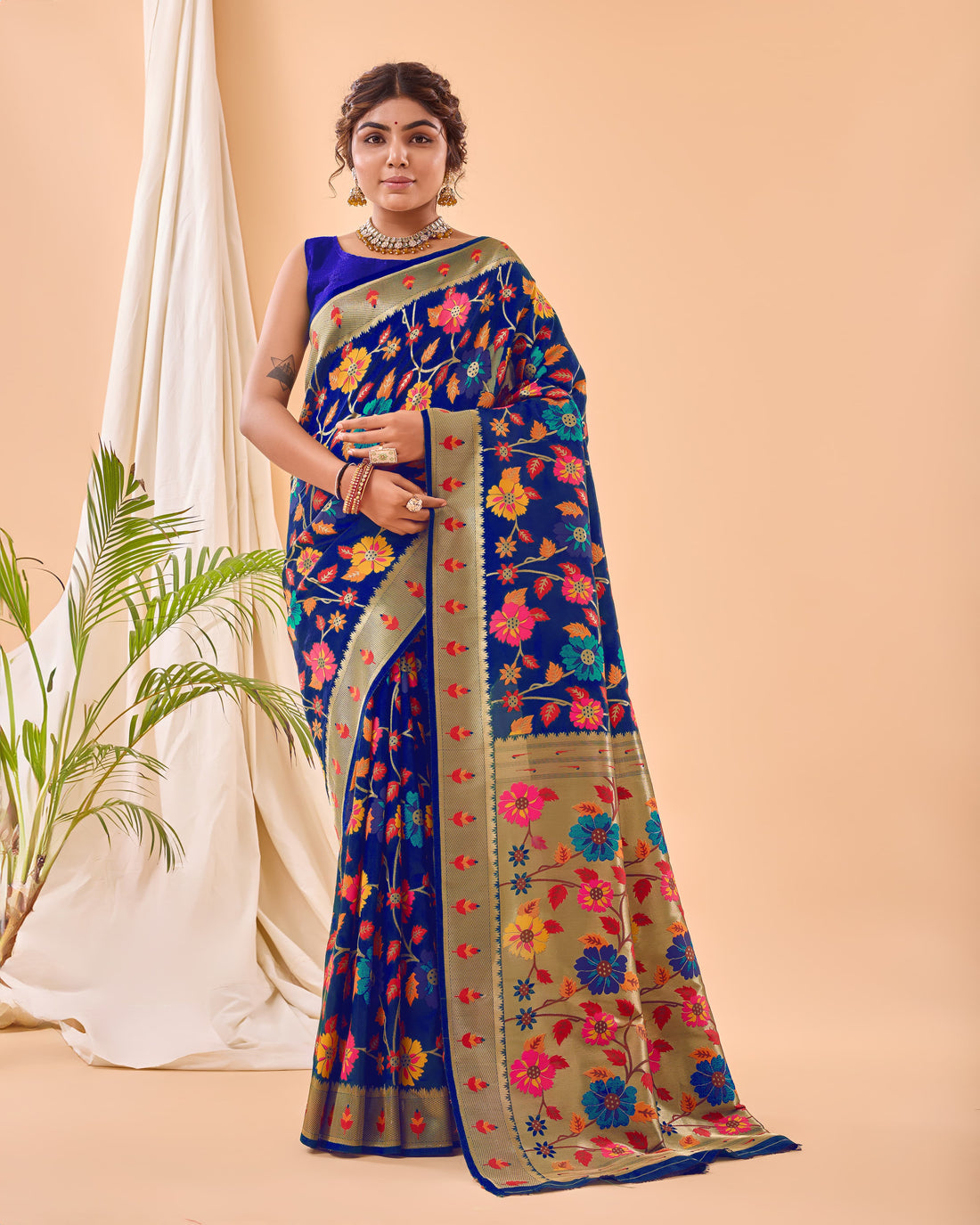 Paithani Weaving Silk Saree