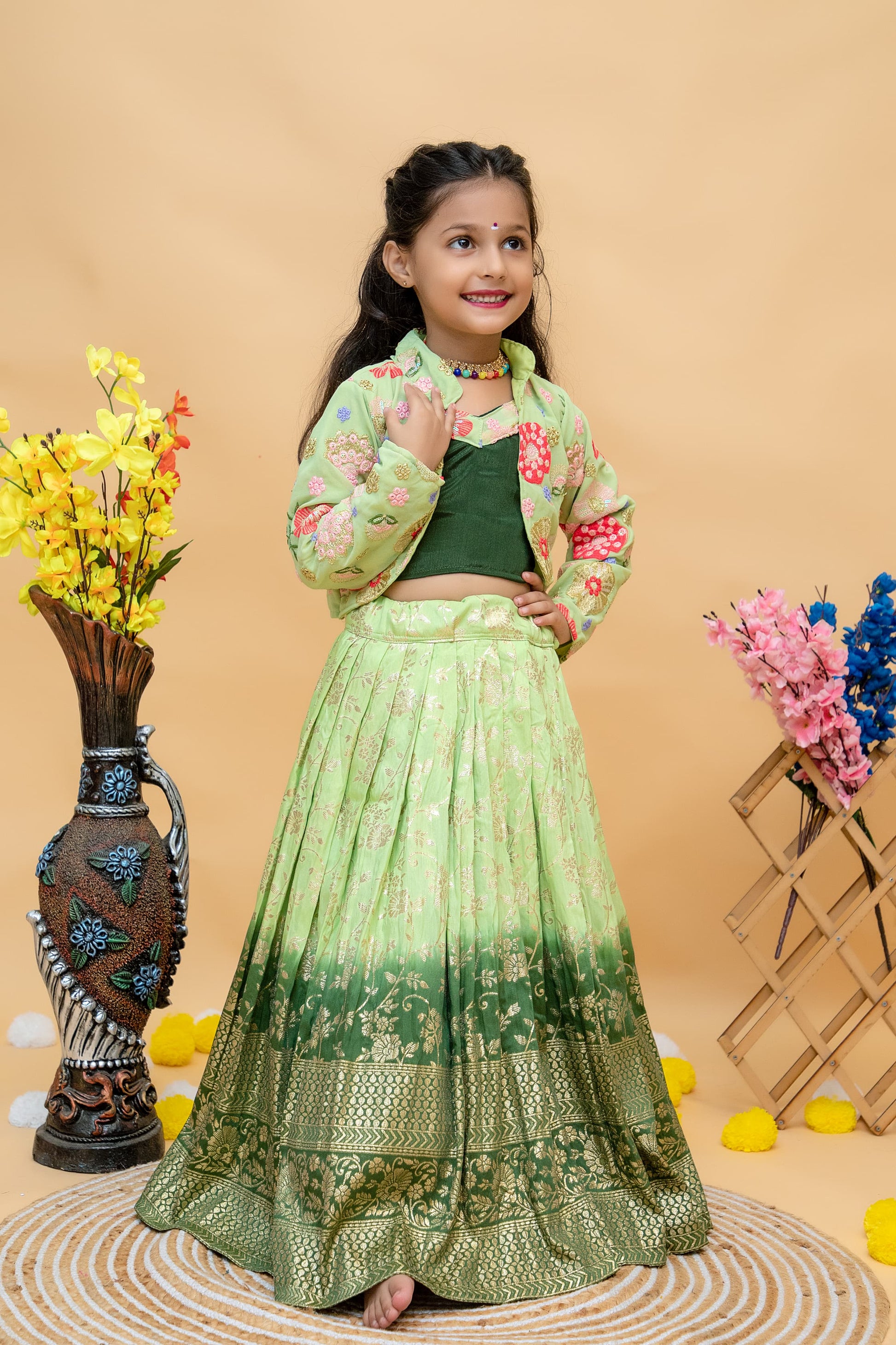 Designer Lehenga Small Girl Lehenga Choli Women's Designer Party