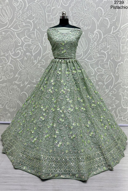 Heavy Net Bridal Wedding Lehenga Choli