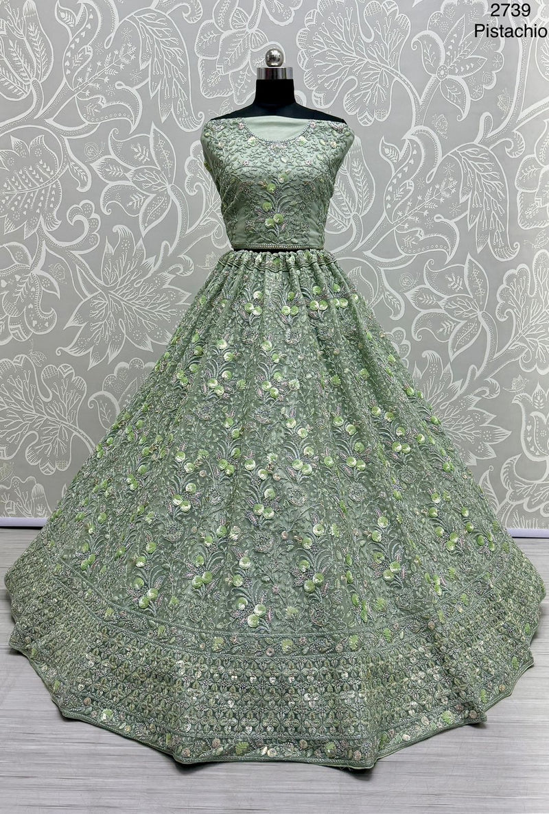 Heavy Net Bridal Wedding Lehenga Choli