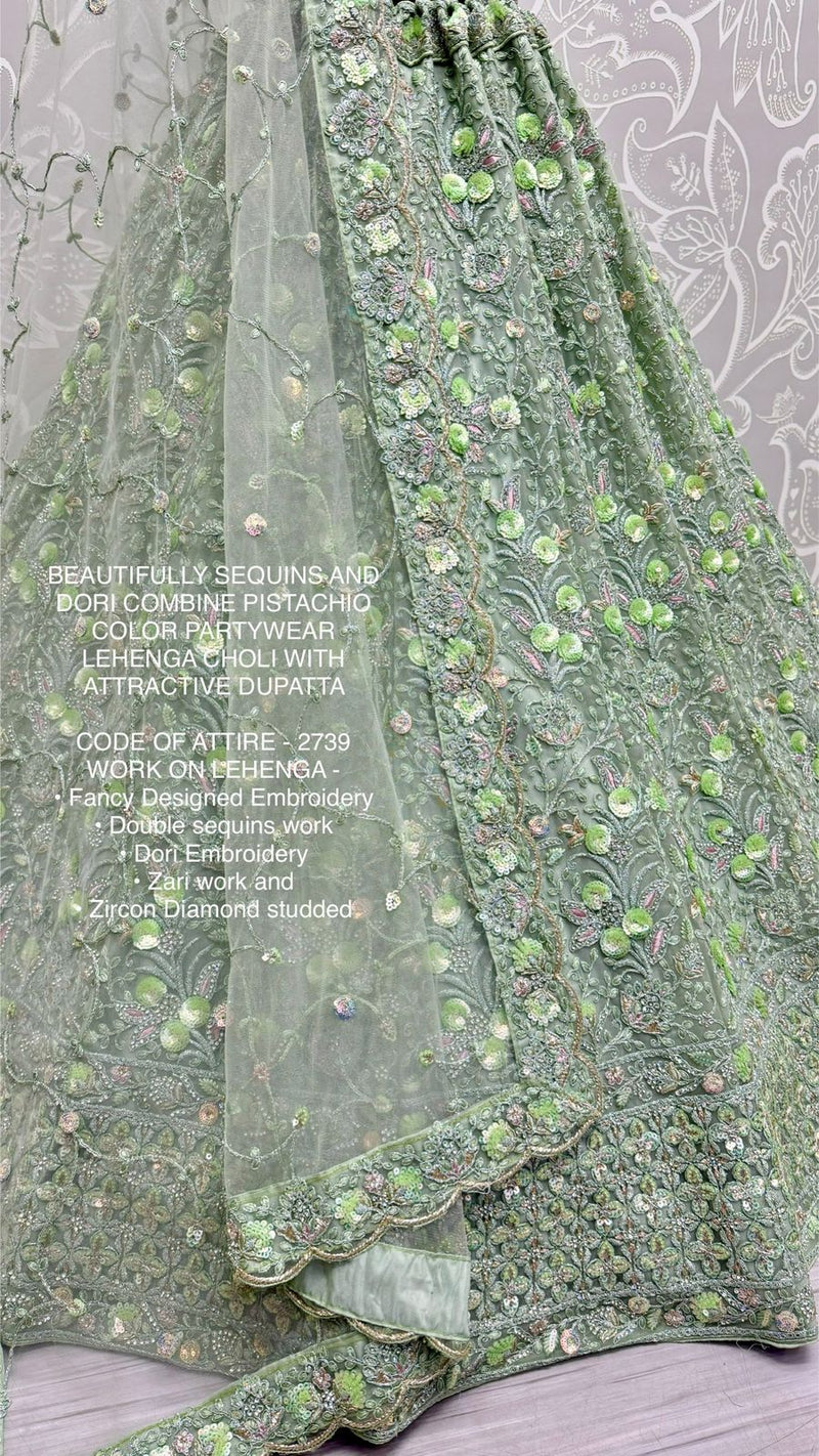 Heavy Net Bridal Wedding Lehenga Choli