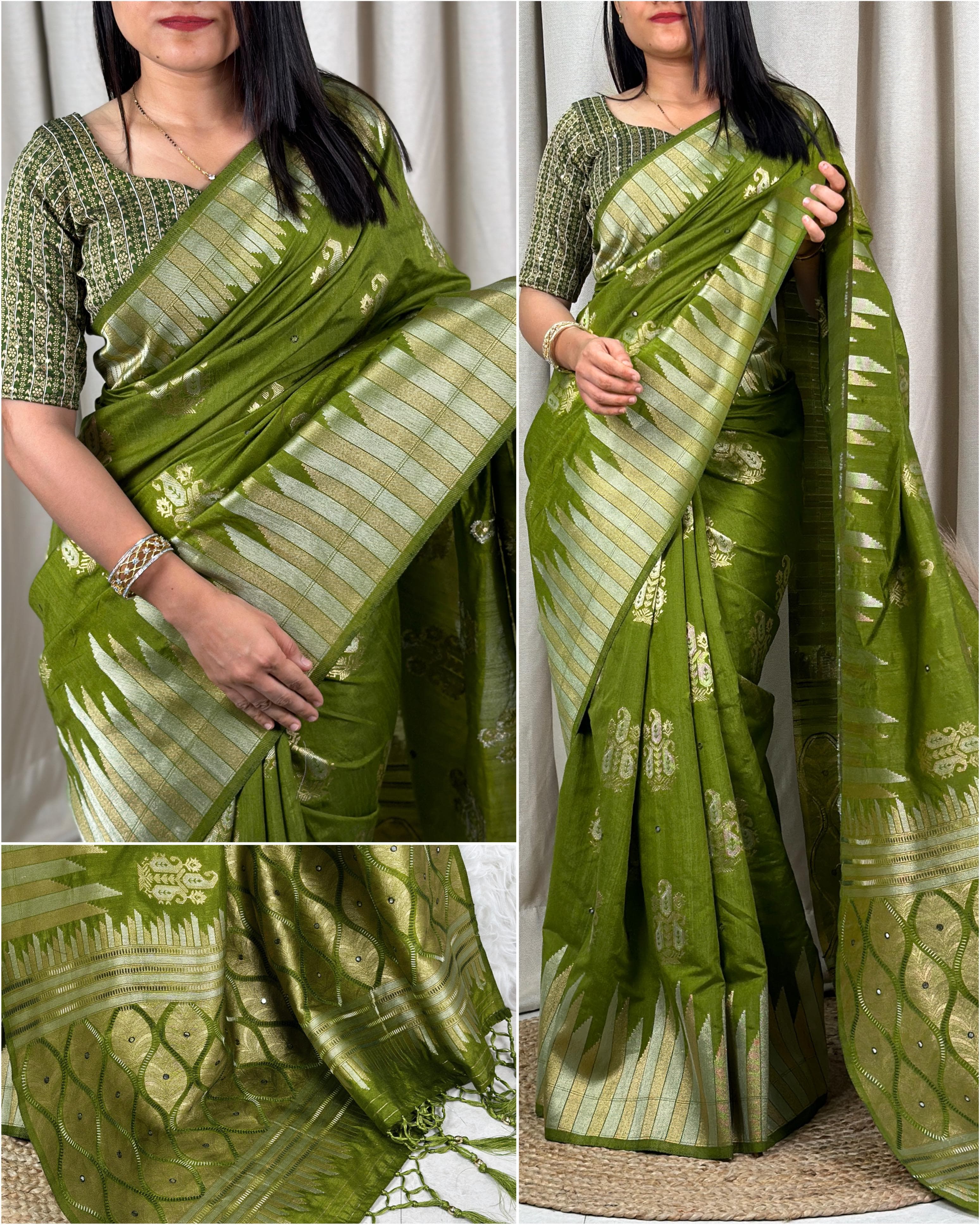 Cotton Silk Saree