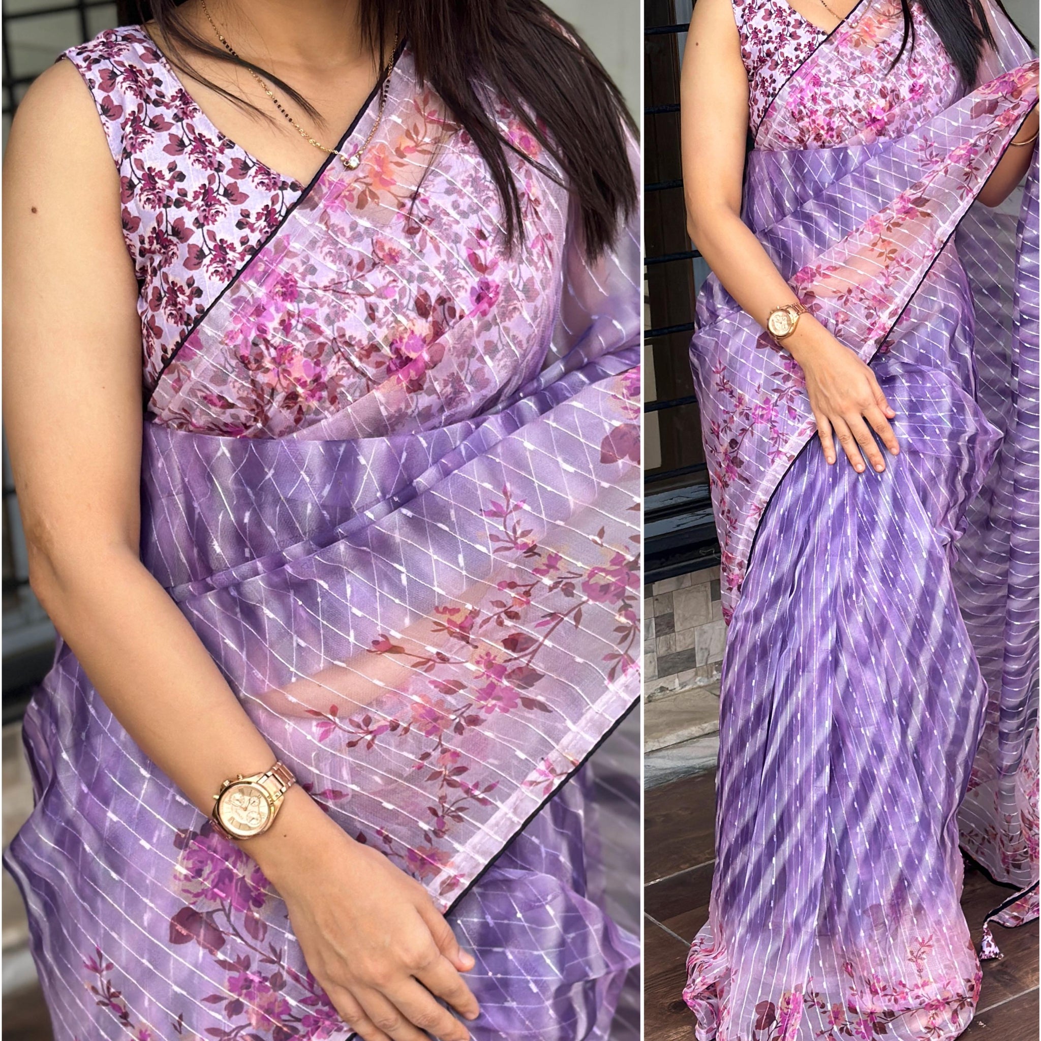 Organza Saree