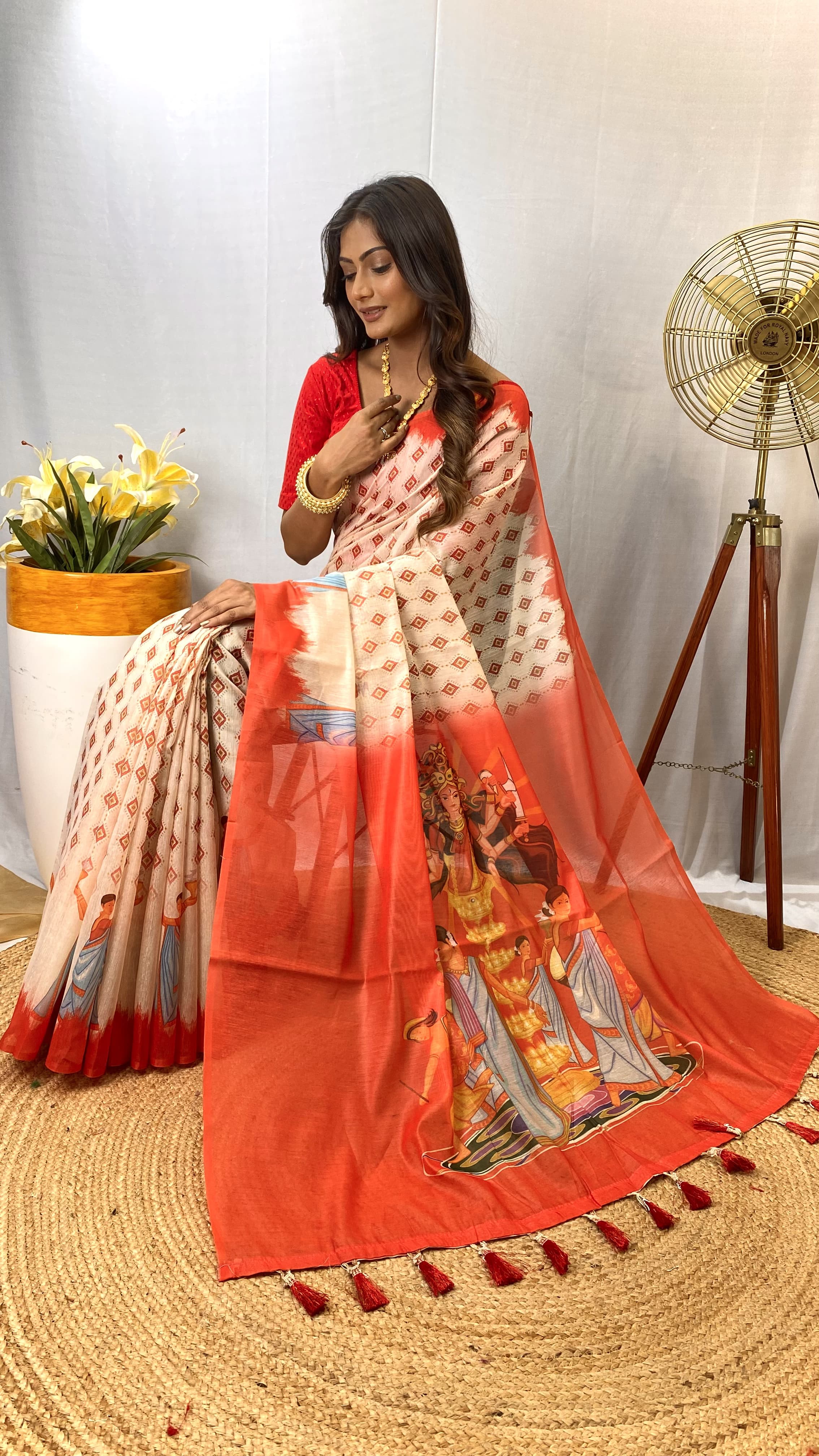 Durga Pooja Saree