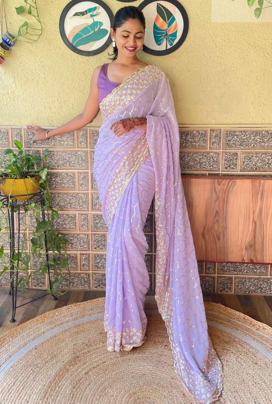 Georgette Saree