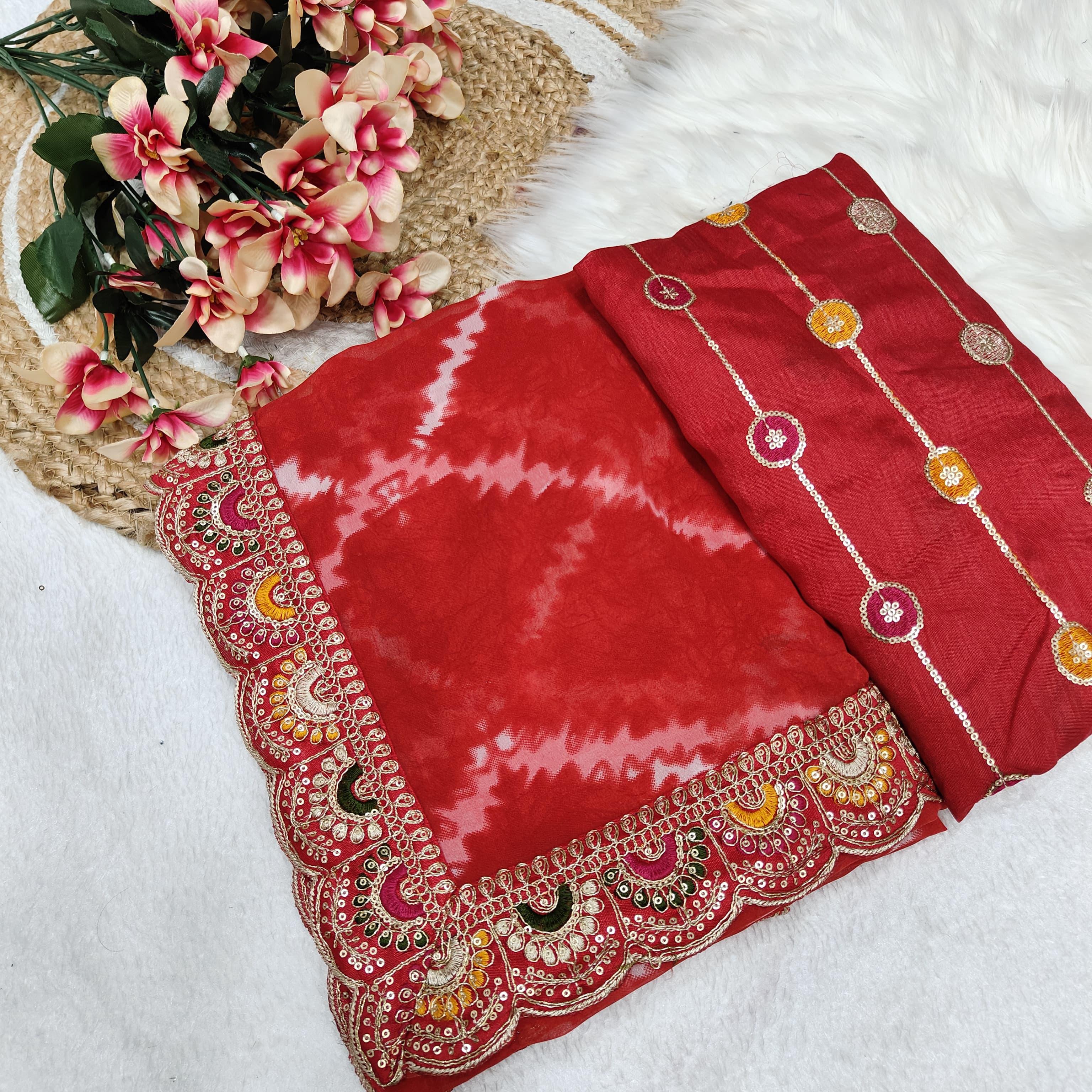 Georgette Saree