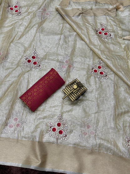 Organza Saree