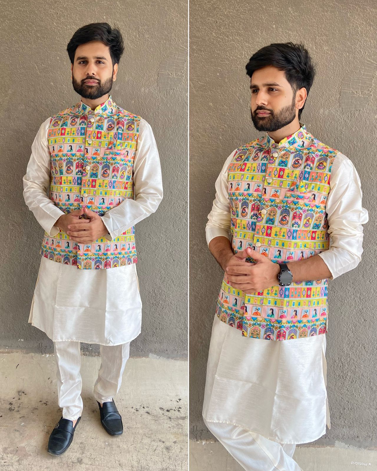 Kurta Pajama with Modi Jacket