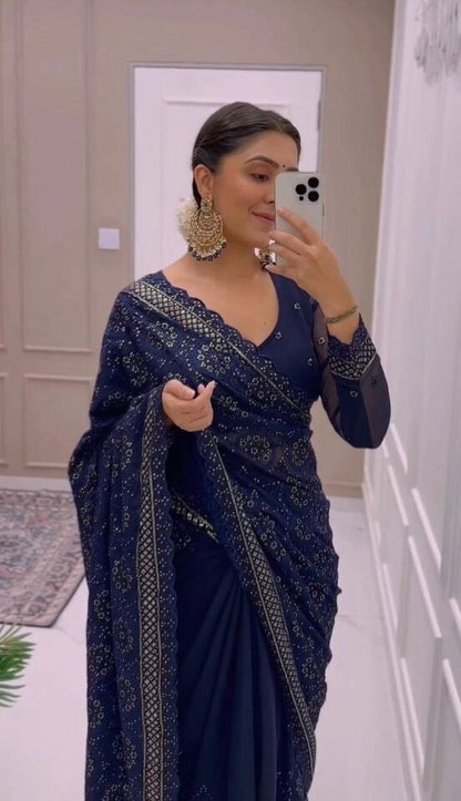 Georgette Saree