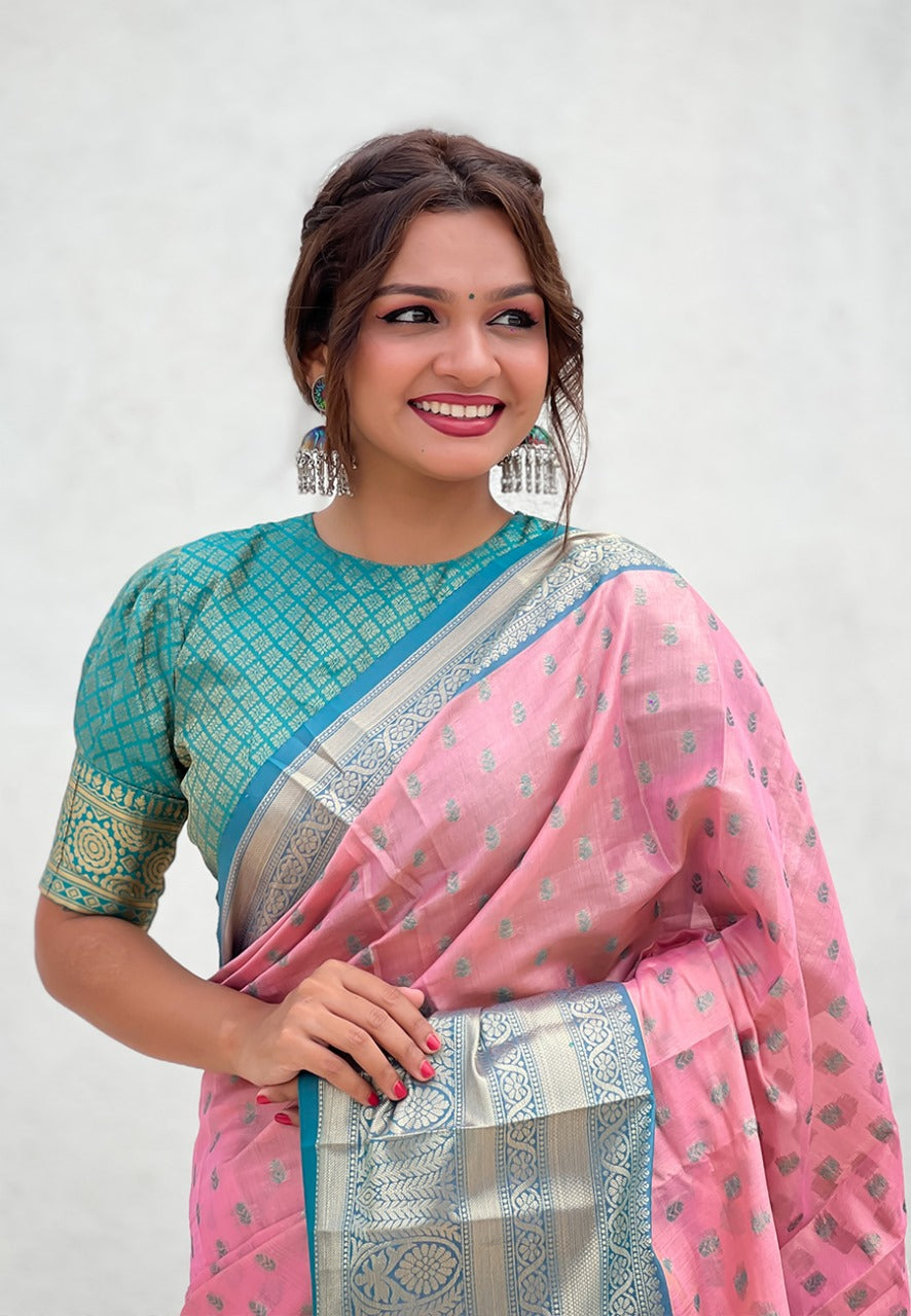 Kanjivaram Tissue Silk Saree