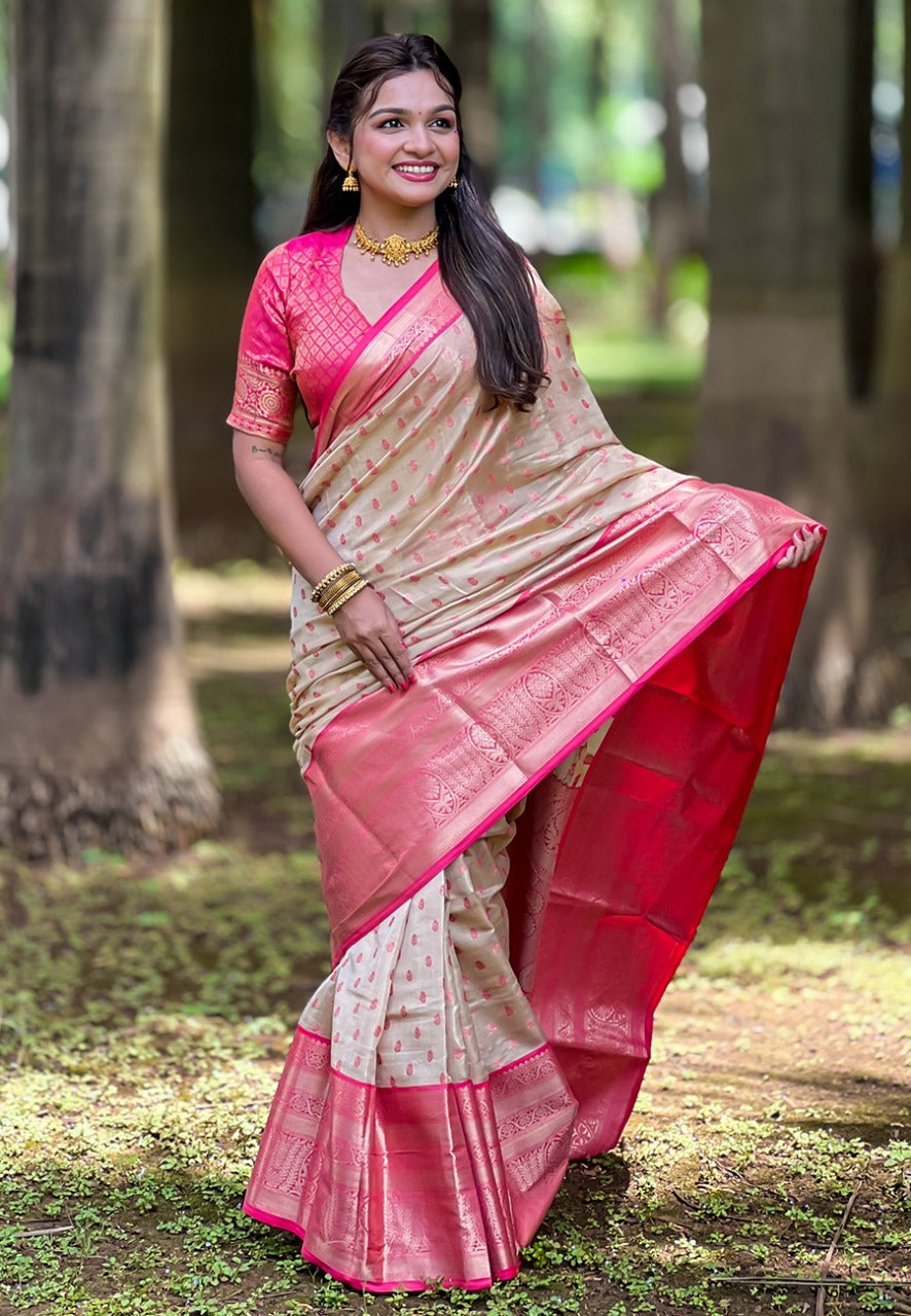 Kanjivaram Tissue Silk Saree
