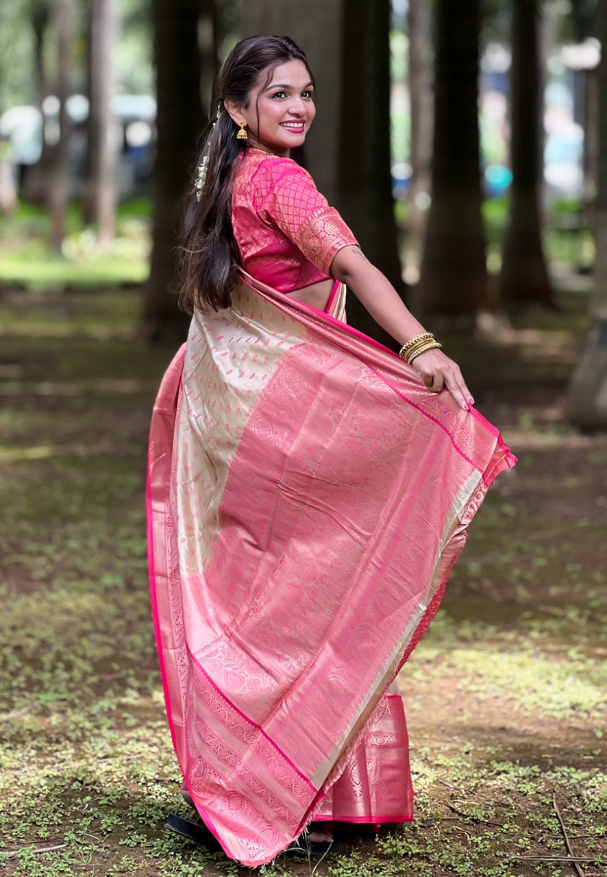 Kanjivaram Tissue Silk Saree
