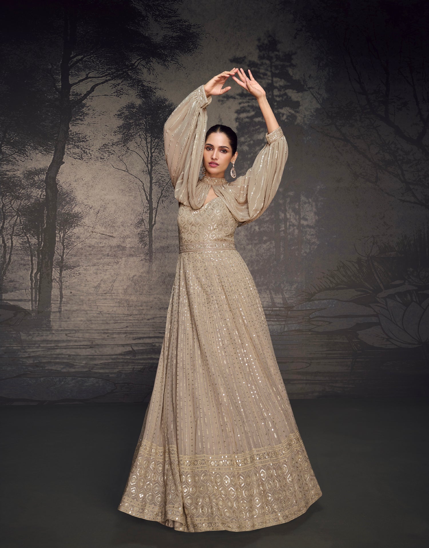 slim fit dress slacks Farah Talib Aziz | Luna Eid Collection 24 main image 0