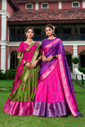 Shibori Print Dola Silk Lehenga Choli