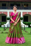 Shibori Print Dola Silk Lehenga Choli