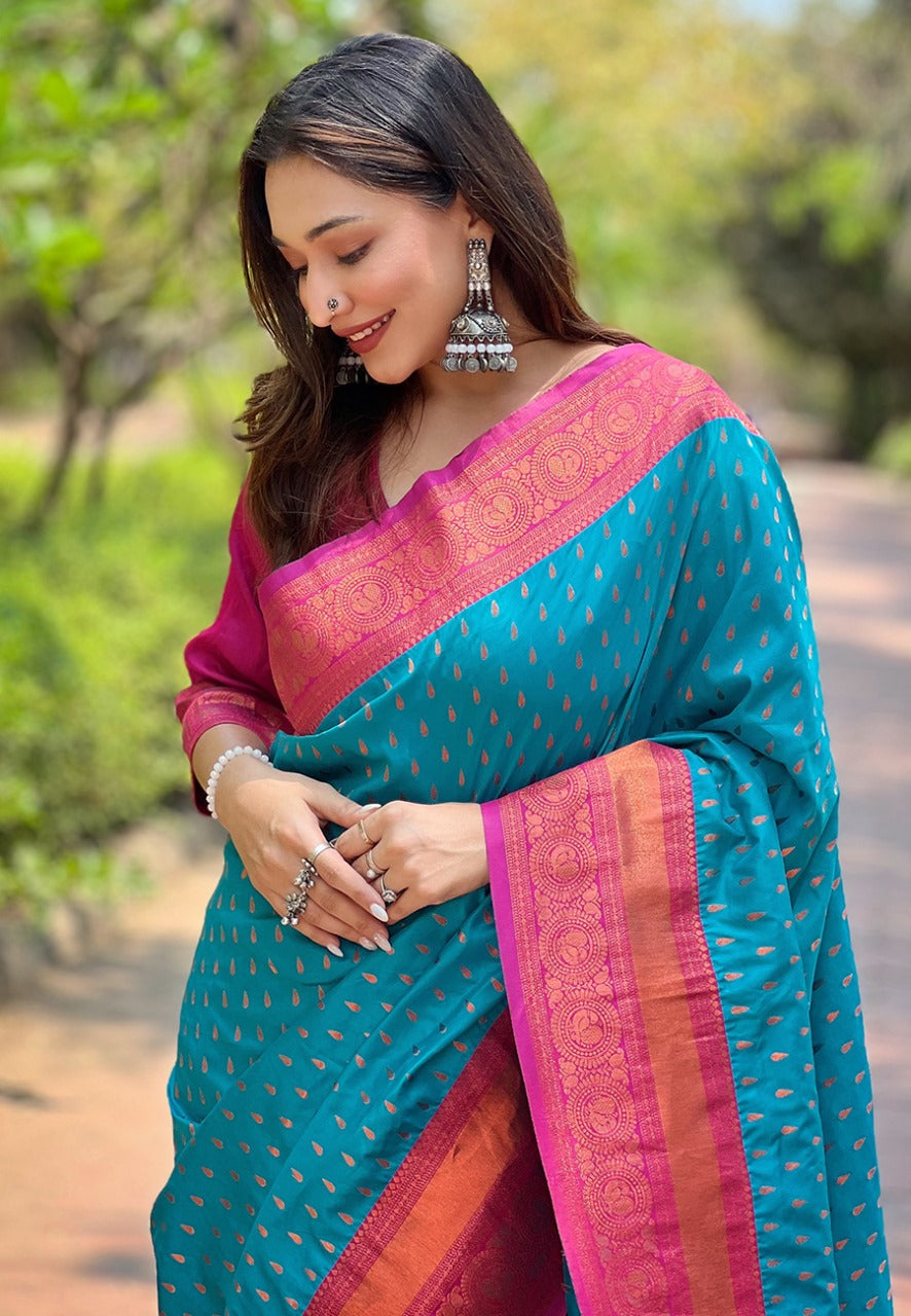 Banarasi Paithani Silk Saree