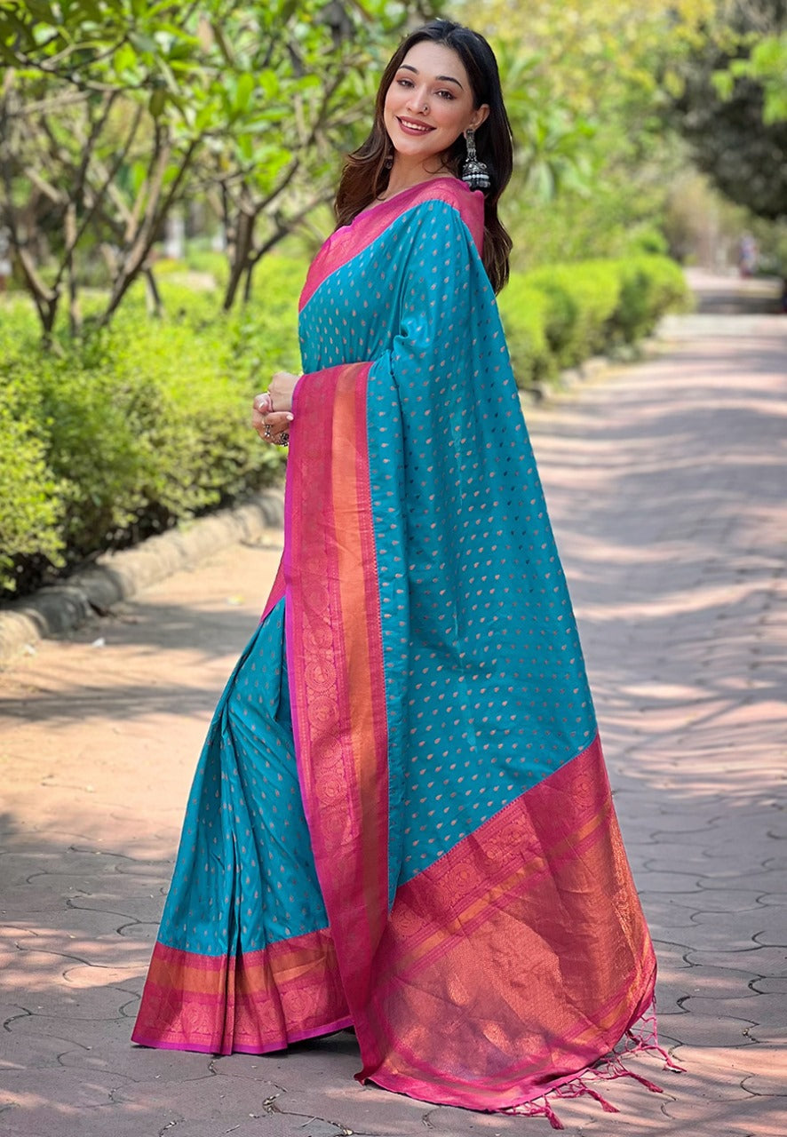 Banarasi Paithani Silk Saree