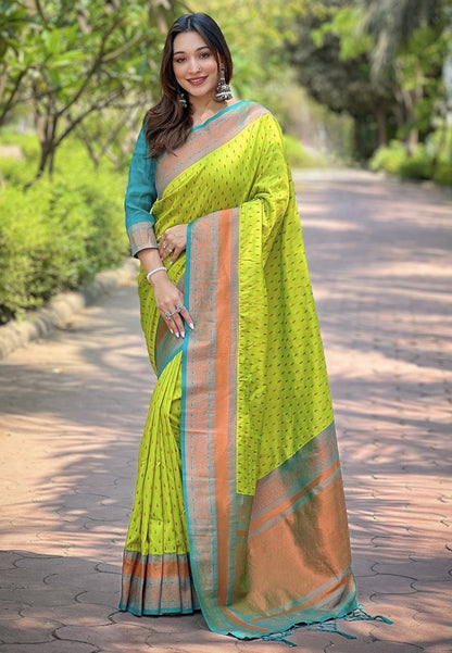 Banarasi Paithani Silk Saree