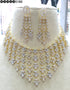American Diamond Antique Stone Necklace Set