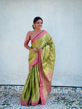 Tissue Leheriya Saree
