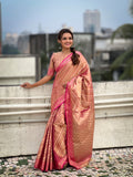 Tissue Leheriya Saree