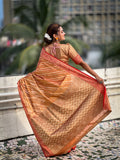 Tissue Leheriya Saree