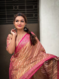 Tissue Leheriya Saree