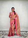 Tissue Leheriya Saree