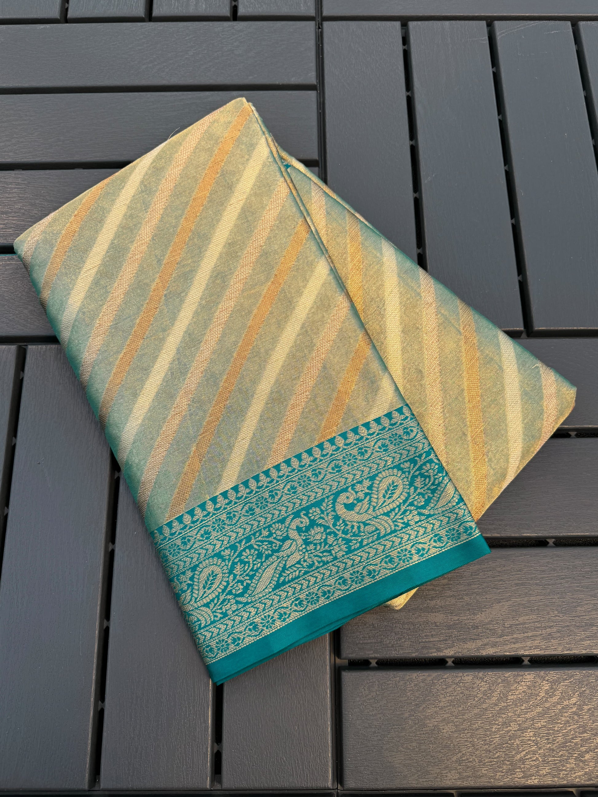 Tissue Leheriya Saree