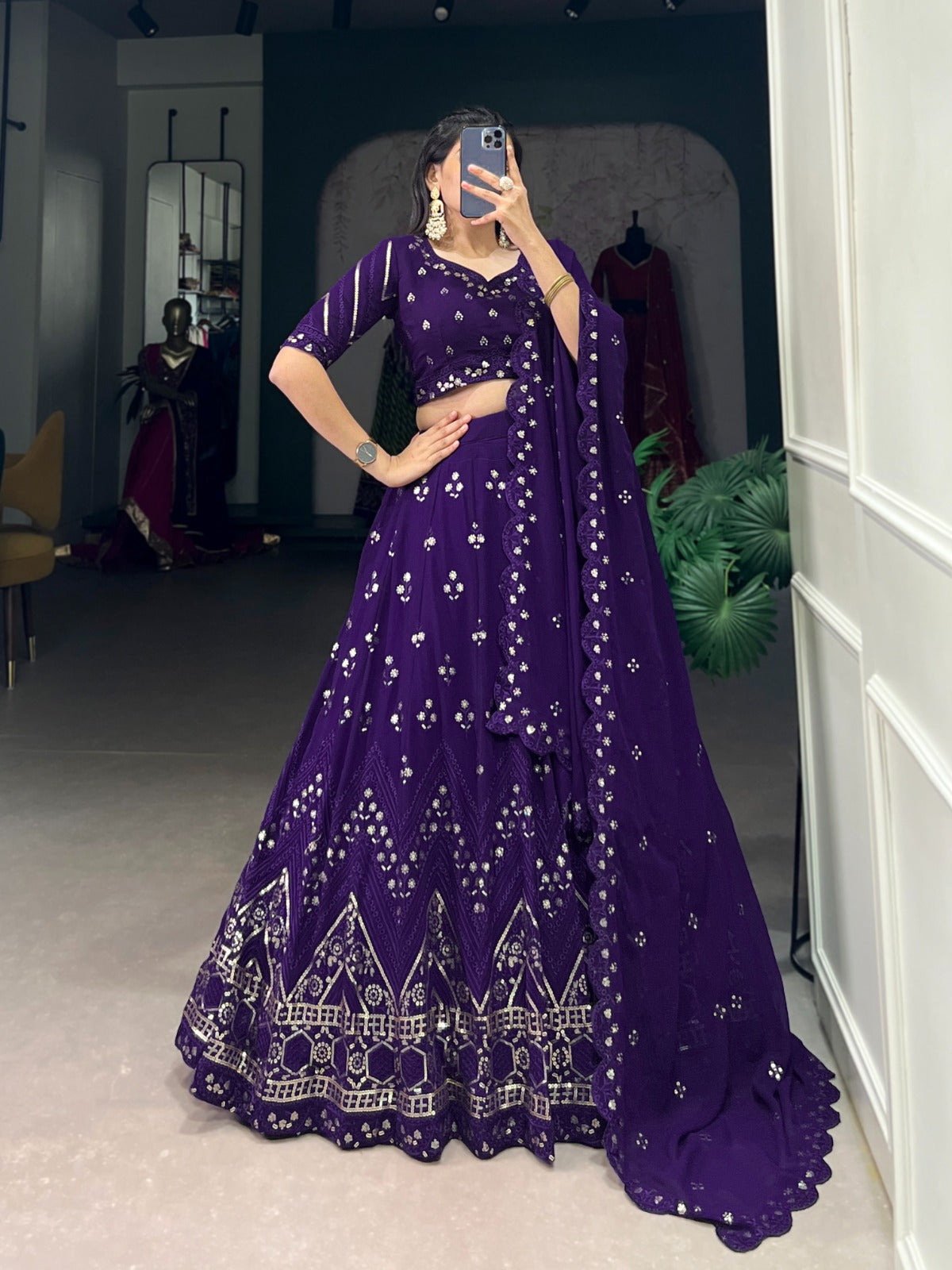 Georgette Lehenga Choli