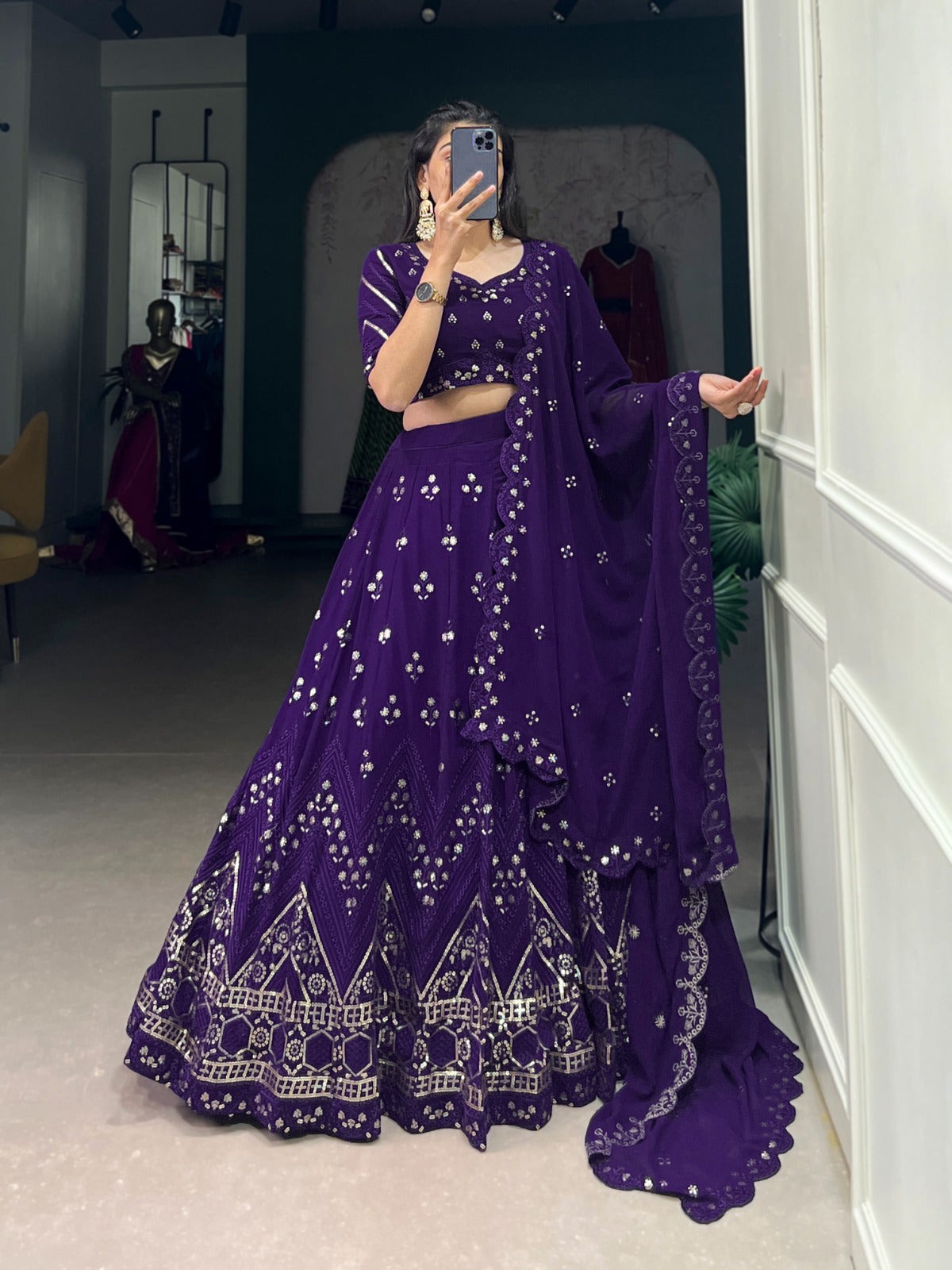 Georgette Lehenga Choli