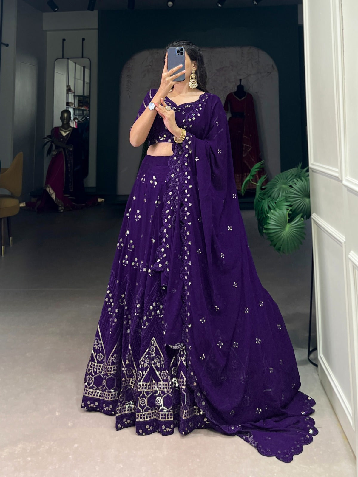 Georgette Lehenga Choli