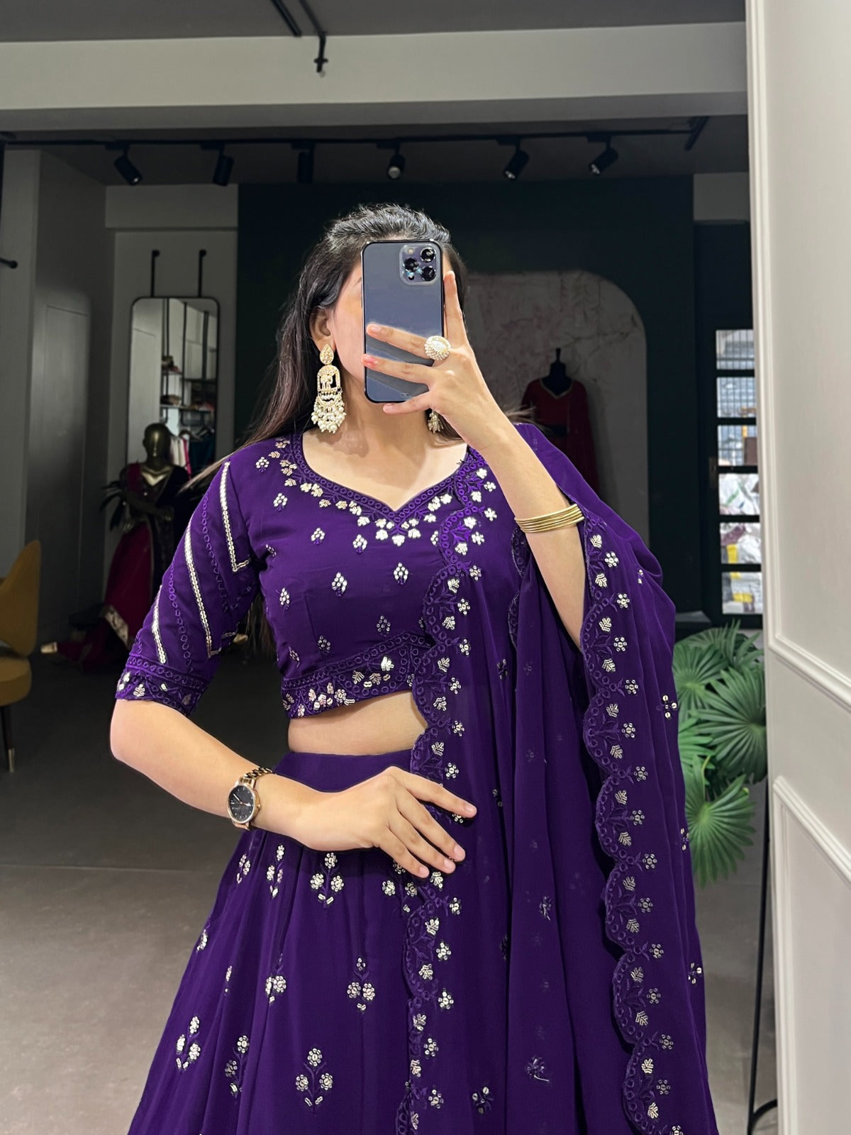 Georgette Lehenga Choli