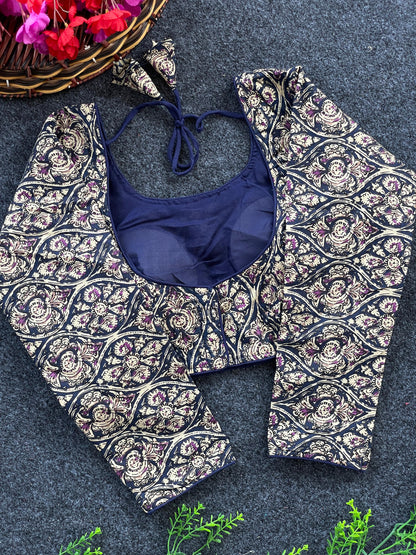 Kalamkari Long Sleeve Kalamkari Blouse