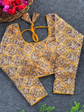 Long Sleeve Kalamkari Blouse