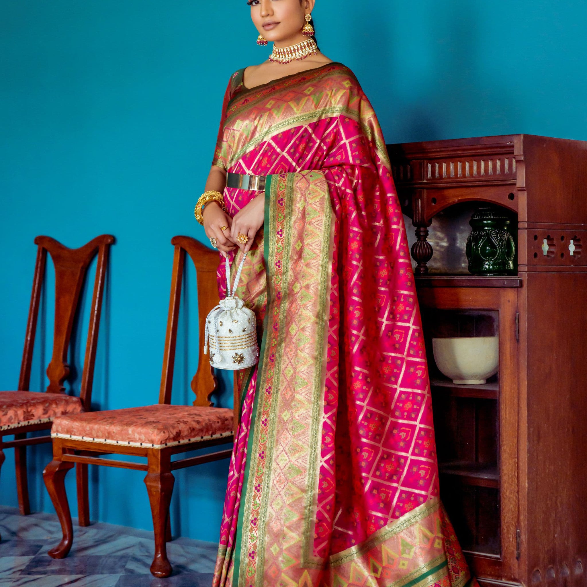 Banarasi Soft Patola Silk Saree