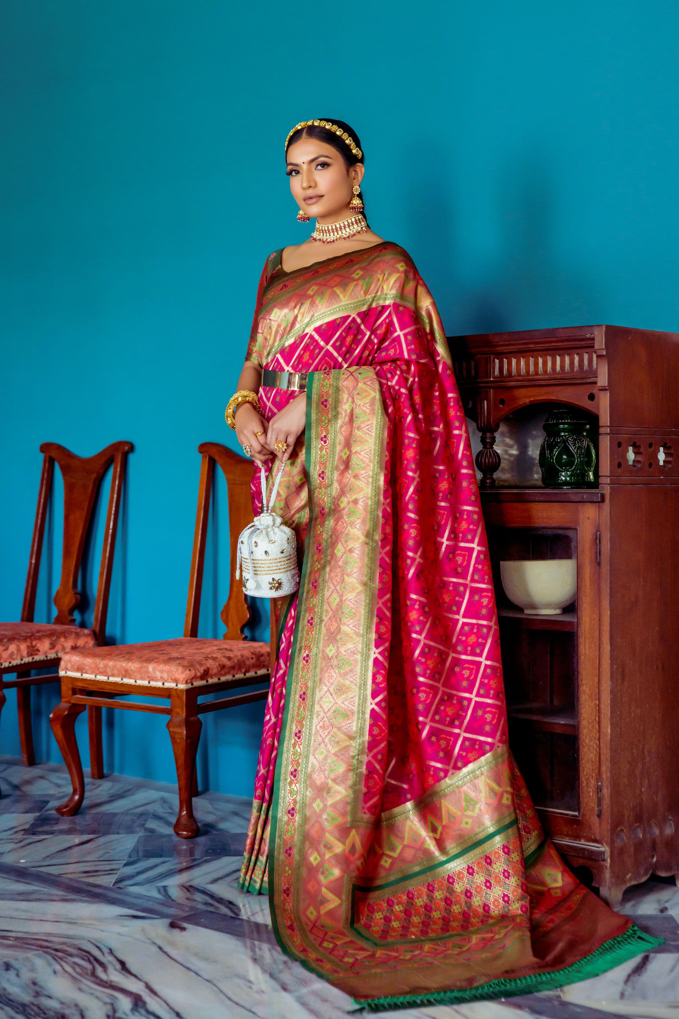 Banarasi Soft Patola Silk Saree